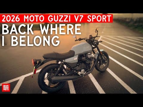 2026 Moto Guzzi V7 Sport Comes Home: It’s Brilliant!