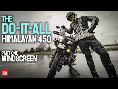 WRS Touring Windscreen for the Royal Enfield Himalayan 450